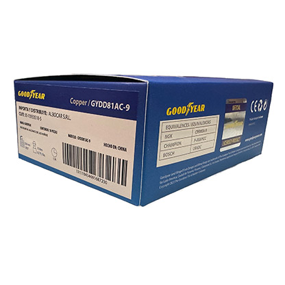 BUJIA GOODYEAR CON NUCLEO DE COBRE - 2