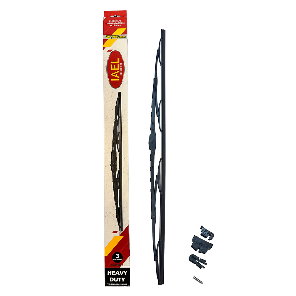ESCOBILLA LIMPIAPARABRISAS 26", LINEA PESADA, IAEL
