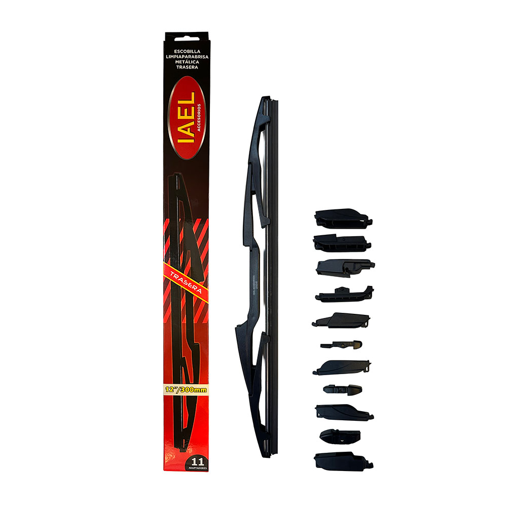 ESCOBILLA TRASERA IAEL CON ADAPTADORES 12"