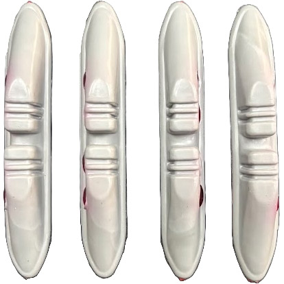 JGO. PROTECTOR P/PUERTA ADH. C/PERLAS X4 BLANCO