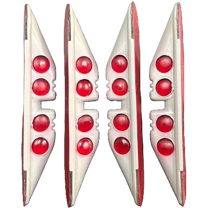 JGO. PROTECTOR P/PUERTA ADH. C/PERLAS X4 BLANCO - 2