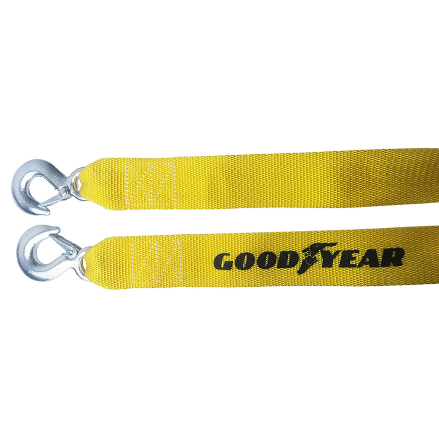 LINGA DE REMOLQUE GOODYEAR, 3.5M DE LARGO, 5CM DE ANCHO, HASTA 3000KG, CON ESTUCHE - 2