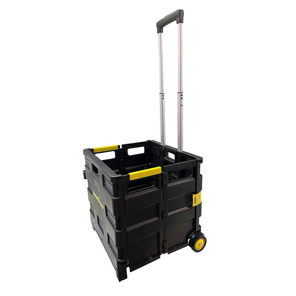 CARRO PLEGABLE GOODYEAR PORTA OBJETOS, PLASTICO, MULTIUSO, 38X36X33CM - 2