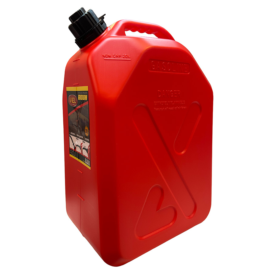 BIDON PLASTICO CON PICO VERTEDOR, PARA COMBUSTIBLE, 20 LITROS - 2
