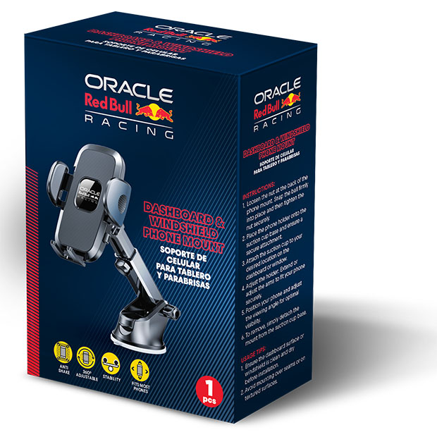 PORTA CELULAR ARTICULADO SUCCION, BRAZO REGULABLE, - ORACLE RED BULL RACING - 3