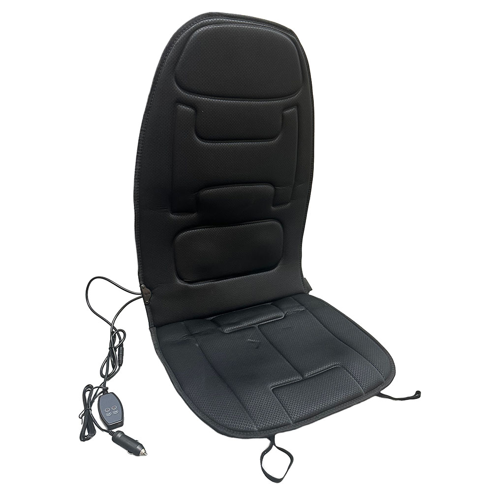 CUBRE ASIENTO Y RESPALDO MASAJEADOR TERMICO 12V, CALEFACCIONADO REGULABLE - 2
