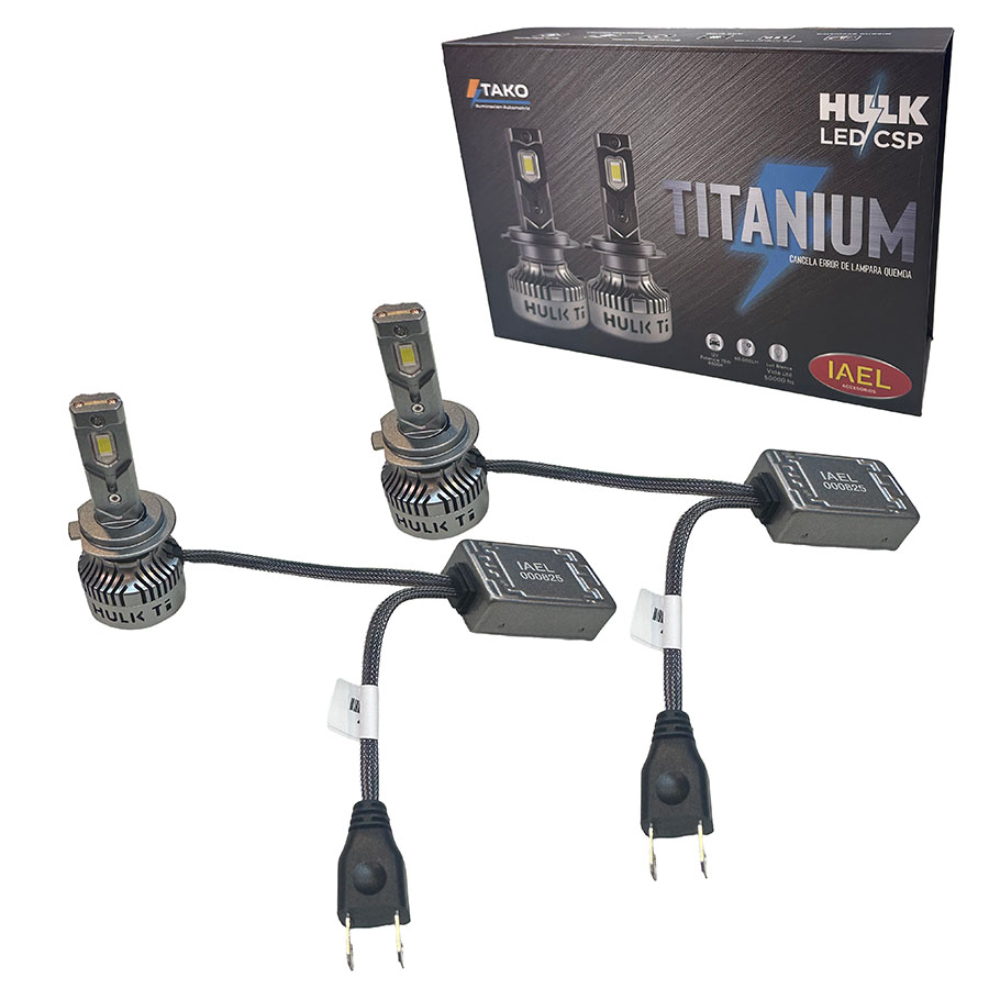 JGO. LAMPARA CREE HULK TITANIUM TI 9004 CSP CANBUS