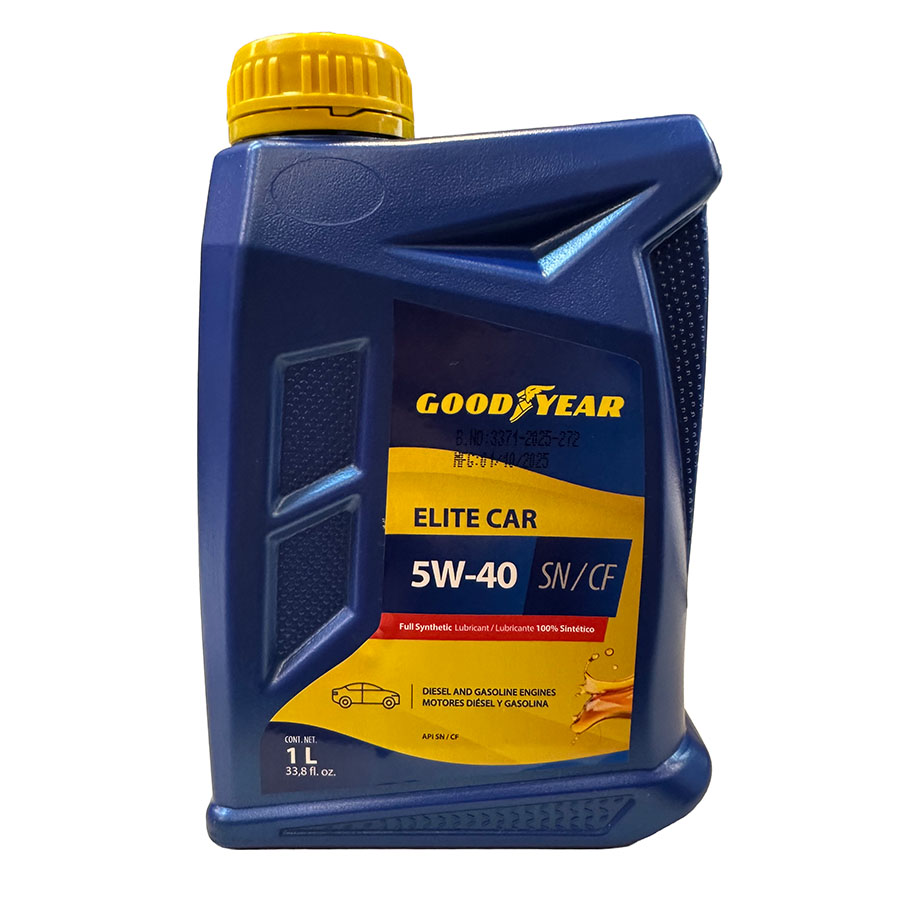 ACEITE MULTIGRADO GOODYEAR ELITE CAR 5W40 FULL SINTETICO 1 LITRO, SN/CF AMBAR - 2