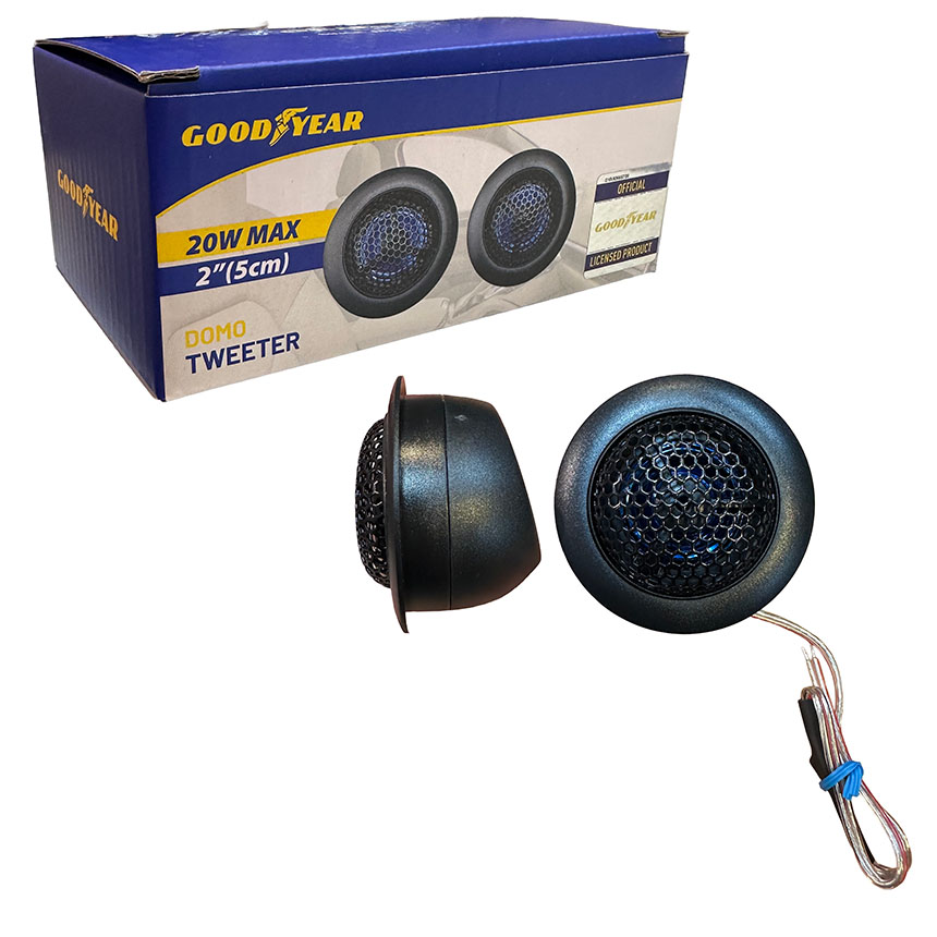 JGO. TWEETER GOODYEAR TIPO DOMO 2", 20W