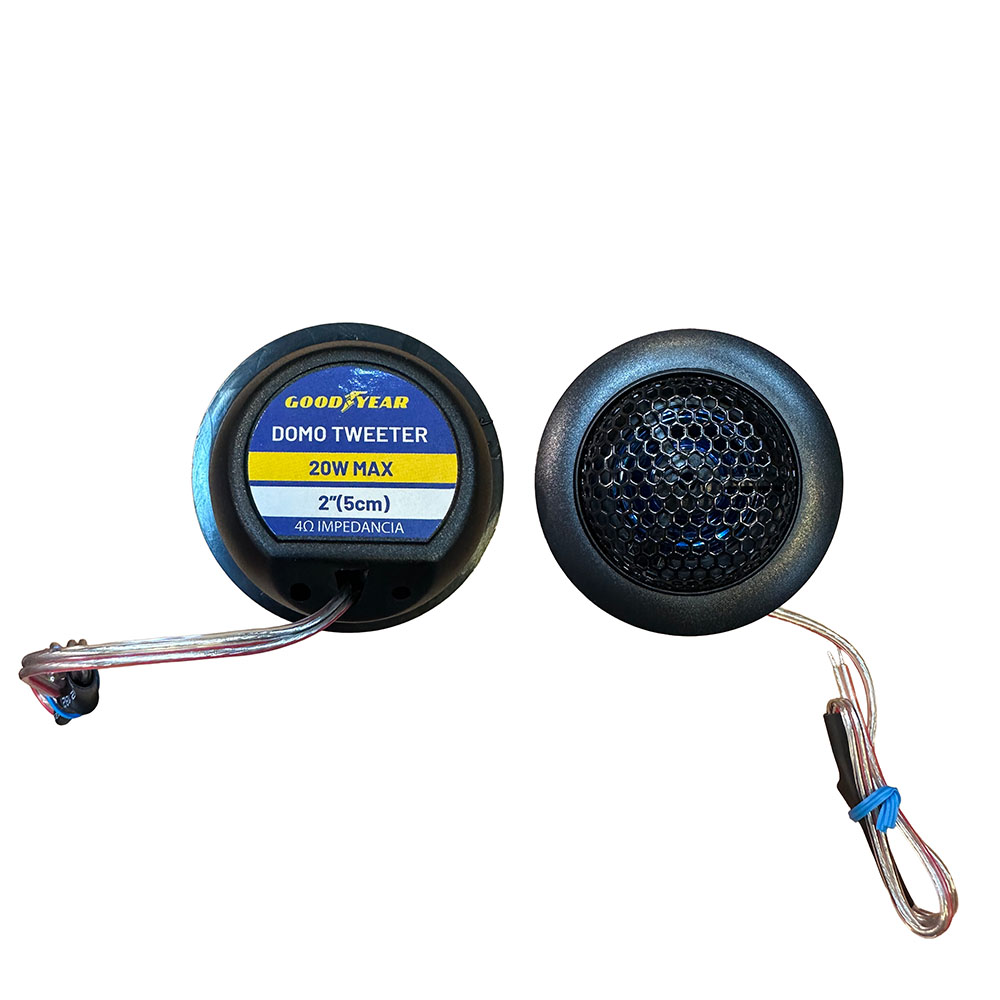 JGO. TWEETER GOODYEAR TIPO DOMO 2", 20W - 2