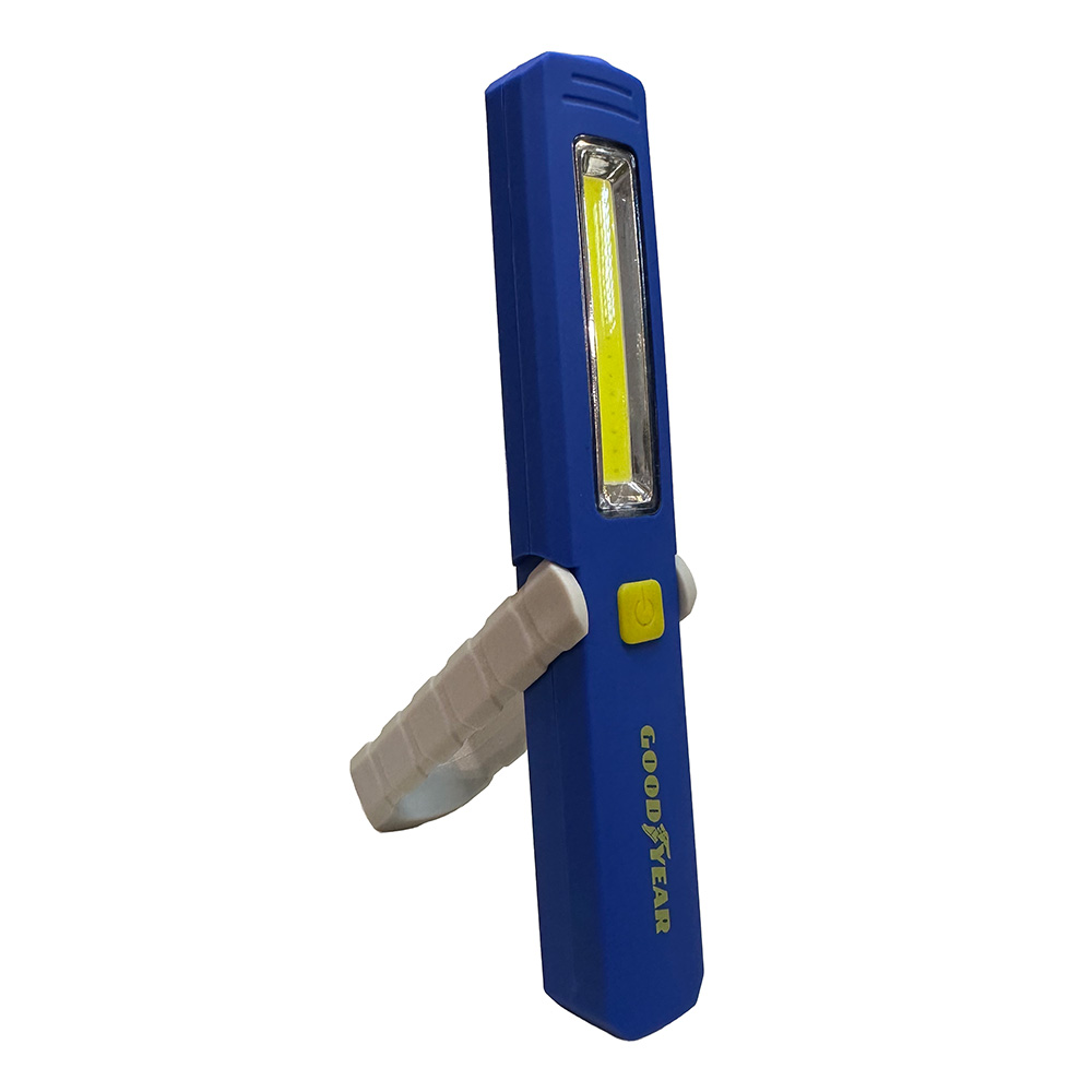 PORTATIL LUZ LED, LINTERNA GOODYEAR, CON TECLA, RECARGABLE, PARA COLGAR E IMAN, BATERIA LITHIO, USB
