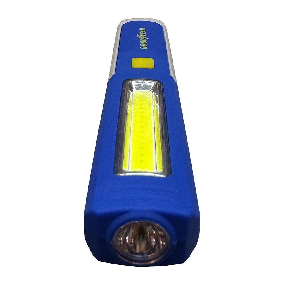 PORTATIL LUZ LED, LINTERNA GOODYEAR, CON TECLA, RECARGABLE, PARA COLGAR E IMAN, BATERIA LITHIO, USB - 2