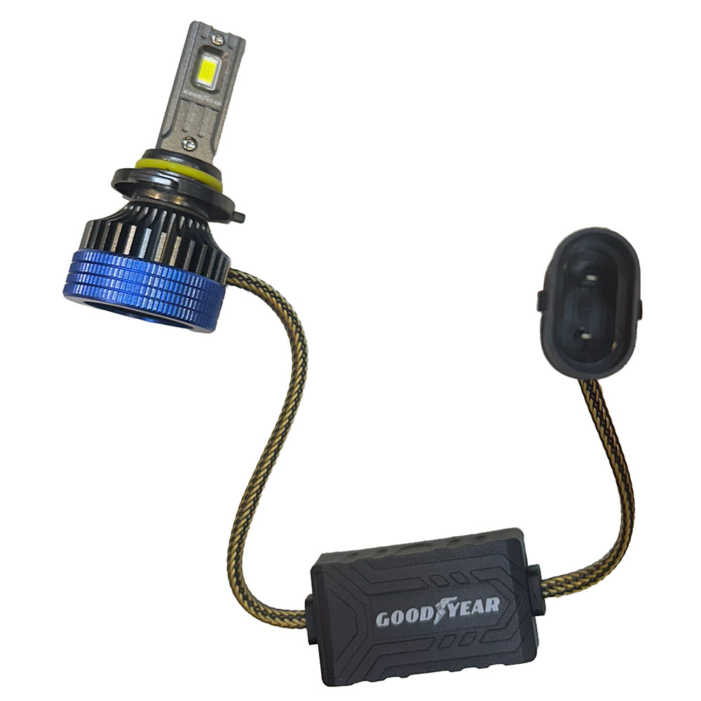JGO. LAMPARA CREE LED GOODYEAR PREMIUM, 9006 CON COOLER 70W - 2