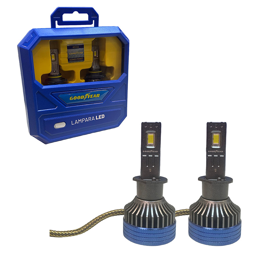 JGO. LAMPARA CREE LED GOODYEAR PREMIUM, H1 CON COOLER 70W