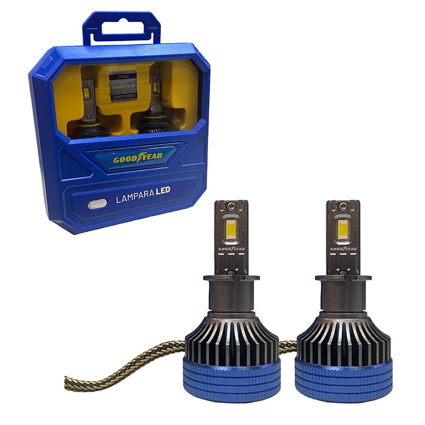 JGO. LAMPARA CREE LED GOODYEAR PREMIUM, H3 CON COOLER 70W