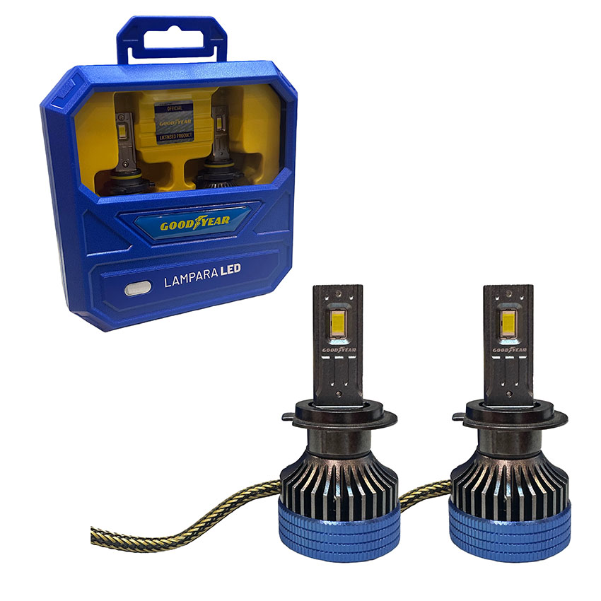JGO. LAMPARA CREE LED GOODYEAR PREMIUM, H7 CON COOLER 70W