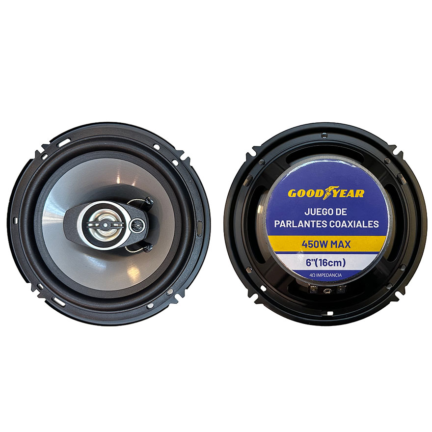 JGO. PARLANTES GOODYEAR 6" 3 VIAS,450W - 3