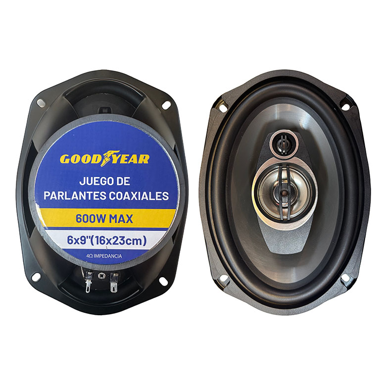 JGO. PARLANTES GOODYEAR 6X9" 3 VIAS, 600W - 3