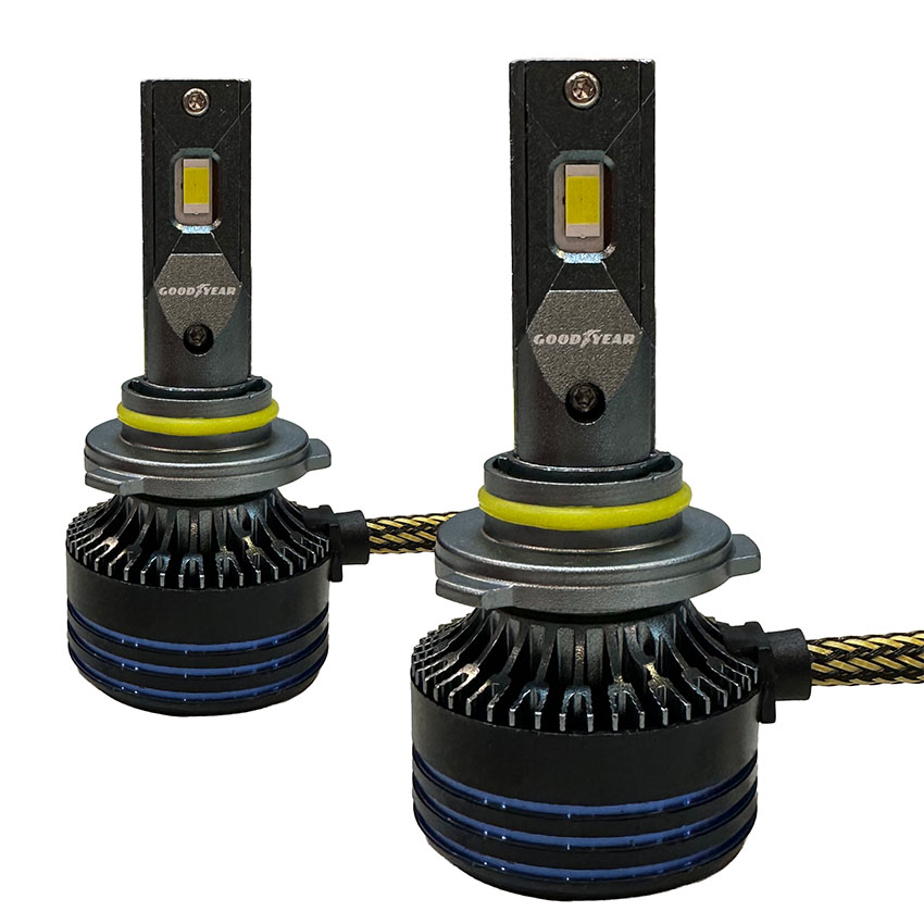 JGO. LAMPARA CREE LED GOODYEAR HLK, 9006 CON COOLER 60W - 3
