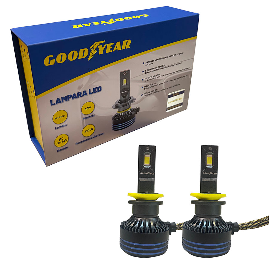 JGO. LAMPARA CREE LED GOODYEAR HLK, H27_880 CON COOLER 60W