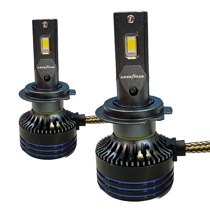 JGO. LAMPARA CREE LED GOODYEAR HLK, H7 CON COOLER 60W - 3