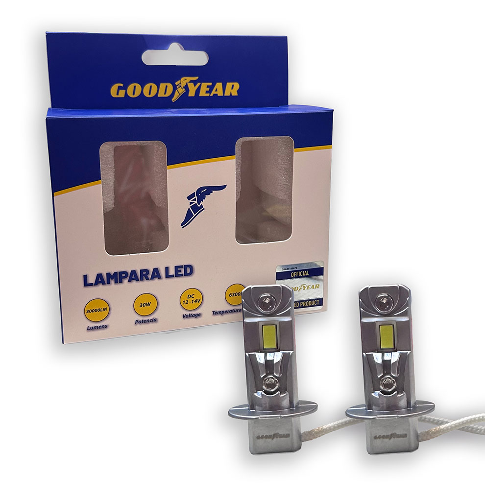 JGO. LAMPARA CREE LED GOODYEAR PLUG AND PLAY, SIN CABLE, H3 18W