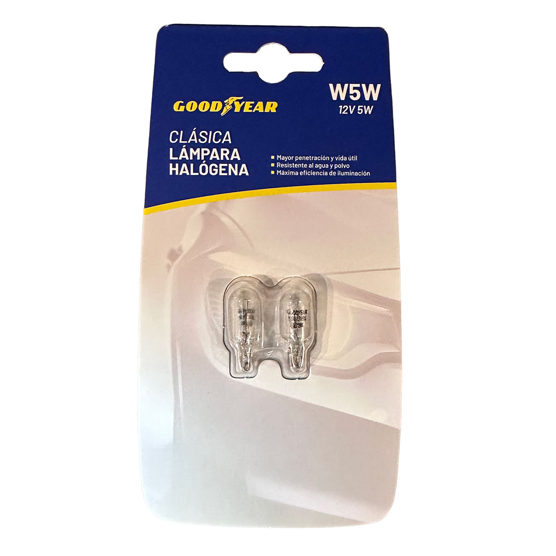 JGO. LAMPARA GOODYEAR T10 W5W 12V 5W, BLISTER X2 - 3