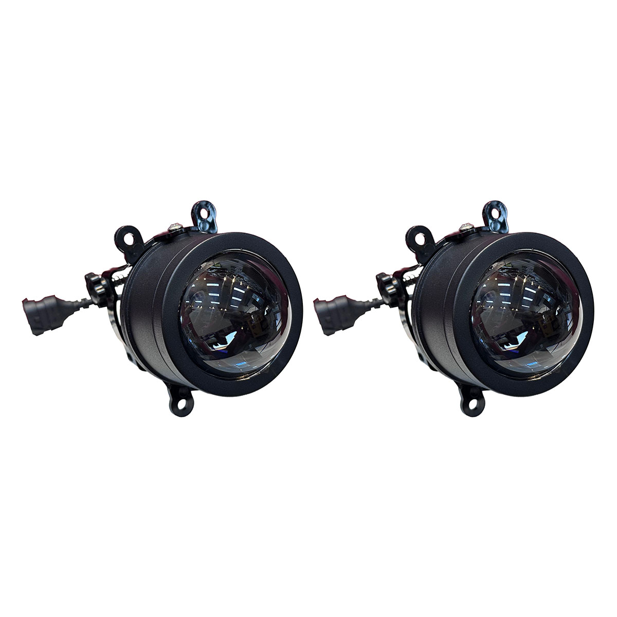 JUEGO FAROS PROYECTORES LED LUPA, 3 PULGADAS ANTINIEBLA ALTA/BAJA 30W