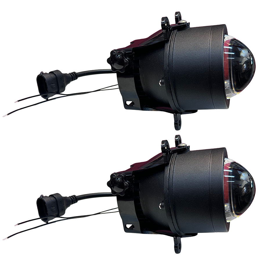 JUEGO FAROS PROYECTORES LED LUPA, 3 PULGADAS ANTINIEBLA ALTA/BAJA 30W - 3