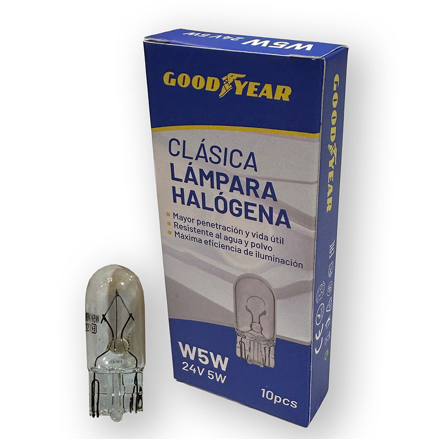 LAMPARA GOODYEAR T10 W5W 24V 5W