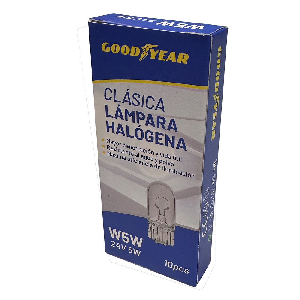 LAMPARA GOODYEAR T10 W5W 24V 5W - 3