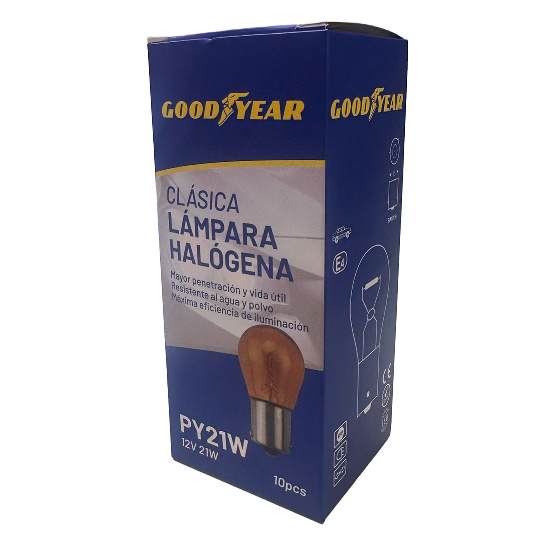 LAMPARA GOODYEAR 1141 HY21W 12V 21W, AMBAR - 3