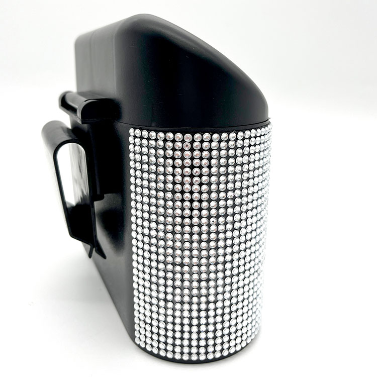 TACHO - CESTO DE BASURA, CON BRILLOS, COLGANTE MULTIUSO, CON TAPA AUTOMATICA - 3