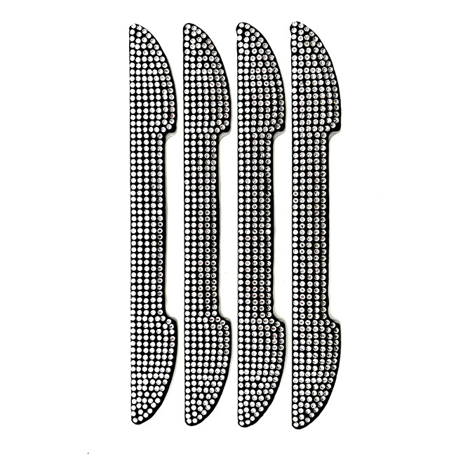 JGO. PROTECTOR DE PUERTA ADHESIVO, CON BRILLOS, X4 PIEZAS
