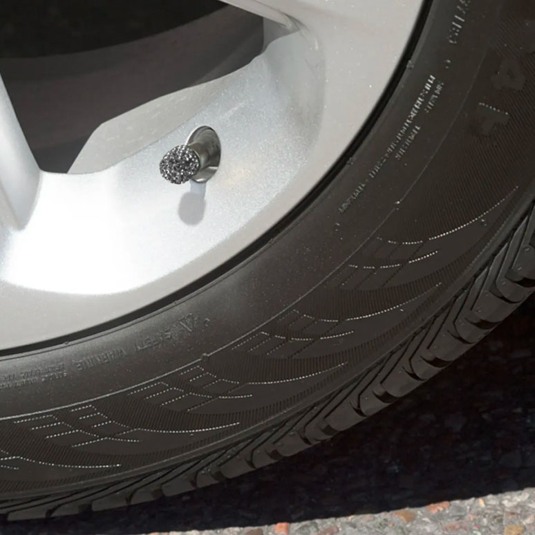 TAPITA VALVULA DE AIRE CON BRILLOS, X4 PIEZAS - 3