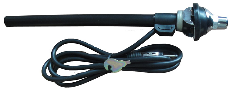 ANTENA GUARDABARRO 4 TRAMOS CON LLAVE