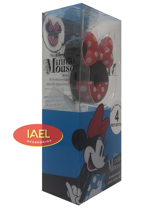 PERFUME DESODORANTE DISNEY MINNIE PARA VENTILACION 1+4 REPUESTOS - 2