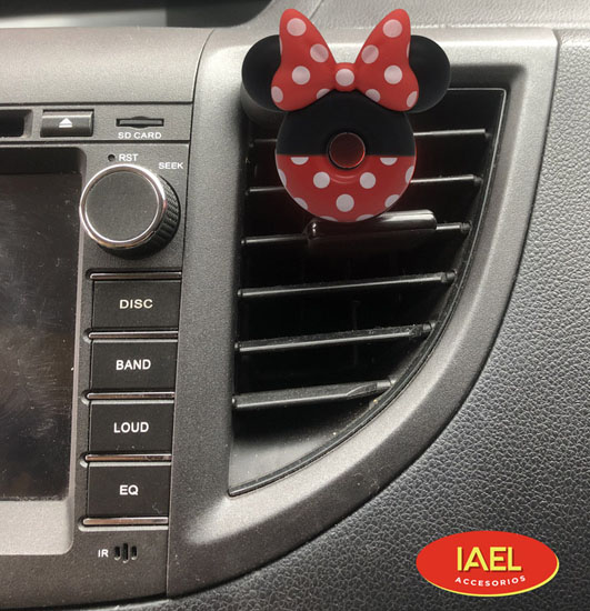 PERFUME DESODORANTE DISNEY MINNIE PARA VENTILACION 1+4 REPUESTOS - 3