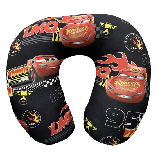 ALMOHADON PARA VIAJE CUELLO, ADULTO, 30*30CM, MOTIVO DISNEY CARS - 2