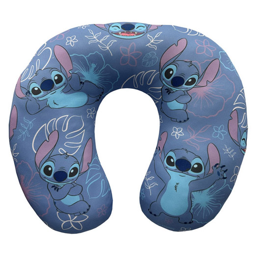 ALMOHADON PARA VIAJE CUELLO, ADULTO, 30*30CM, MOTIVO DISNEY STITCH - 2