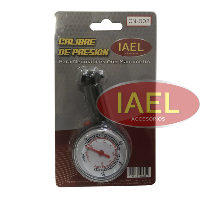 CALIBRE PRESION C/RELOJ PLASTICO