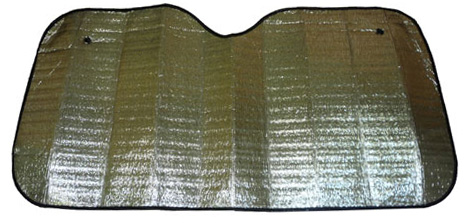 CORTINA DEL. METALIZADA PLEG. 130X60 CM.