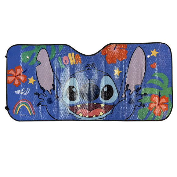 CORTINA DISNEY PARABRISA METALIZADA STITCH 130*60CM - 2