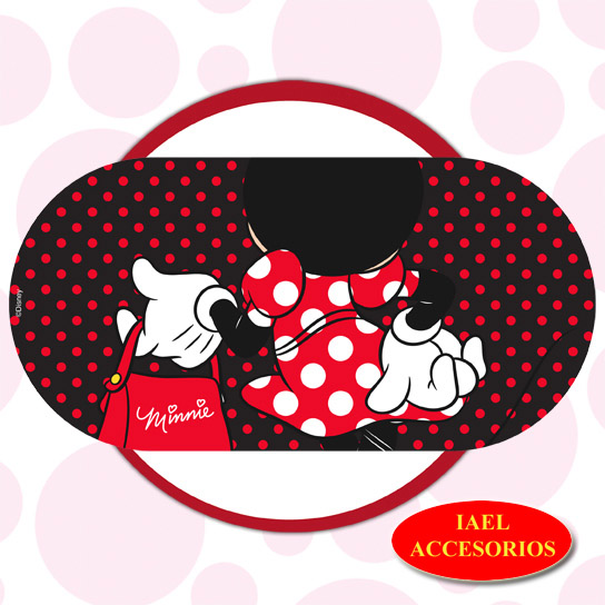 CORTINA DISNEY TRASERA PLEGABLE MINNIE 100*50CM
