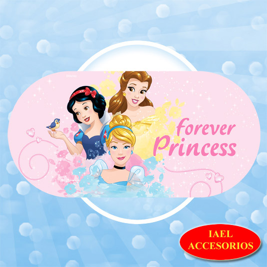 CORTINA DISNEY TRASERA PLEGABLE PRINCESAS 100*50CM