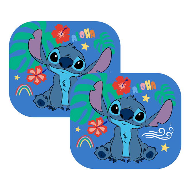 JGO. CORTINA DISNEY LATERAL PLEGABLE STITCH, 44*38CM