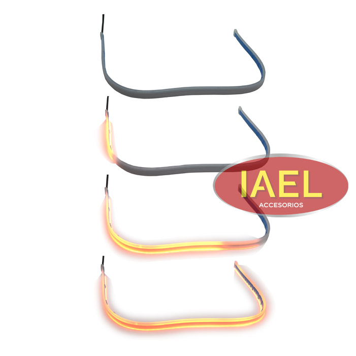 JGO. TIRA LED DRL FLEXIBLE POSICION GIRO SECUENCIAL - 2