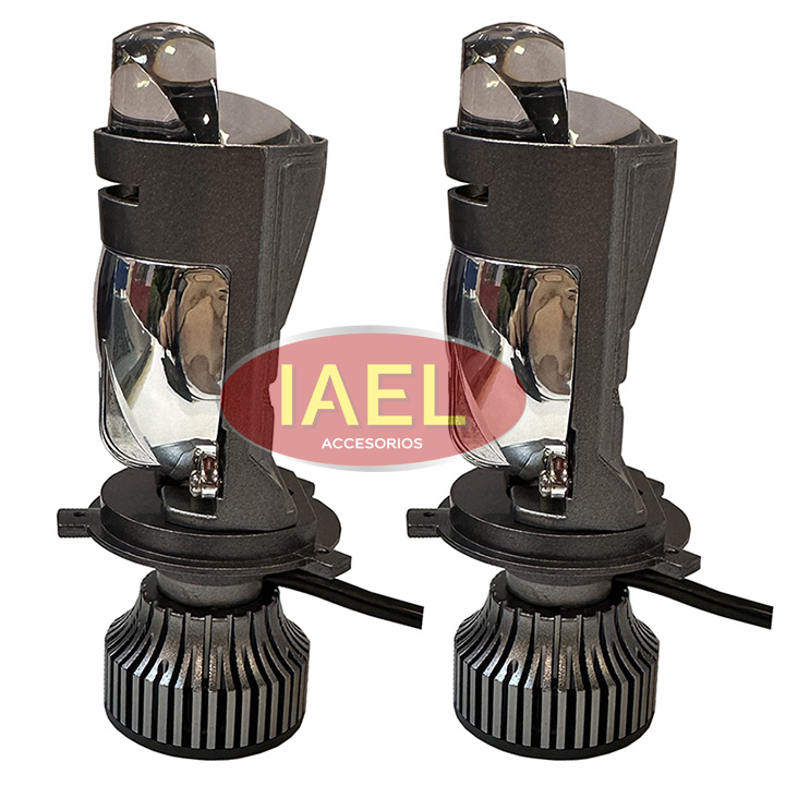 JGO. LAMPARA CREE LED LUPA H4 9003 HB2 CSP CANBUS
