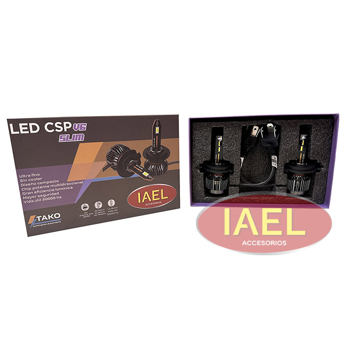 JGO. LAMPARA CREE V6 SLIM H4 9003 HB2 CSP - 2