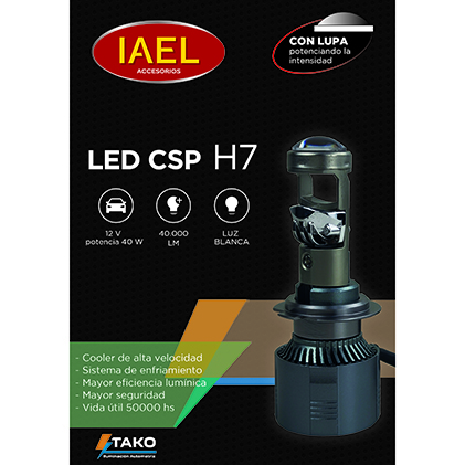 JGO. LAMPARA CREE LED LUPA H7 CSP CANBUS - 2